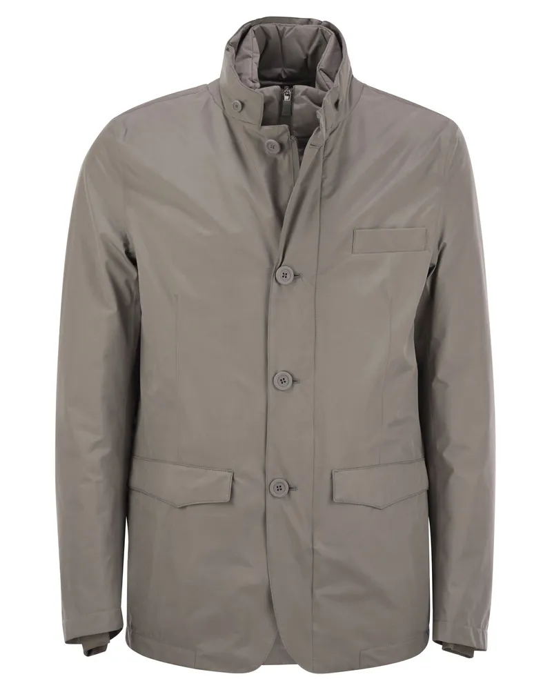 Herno 2 Schicht Goretex Laminar Blazer Turtledove