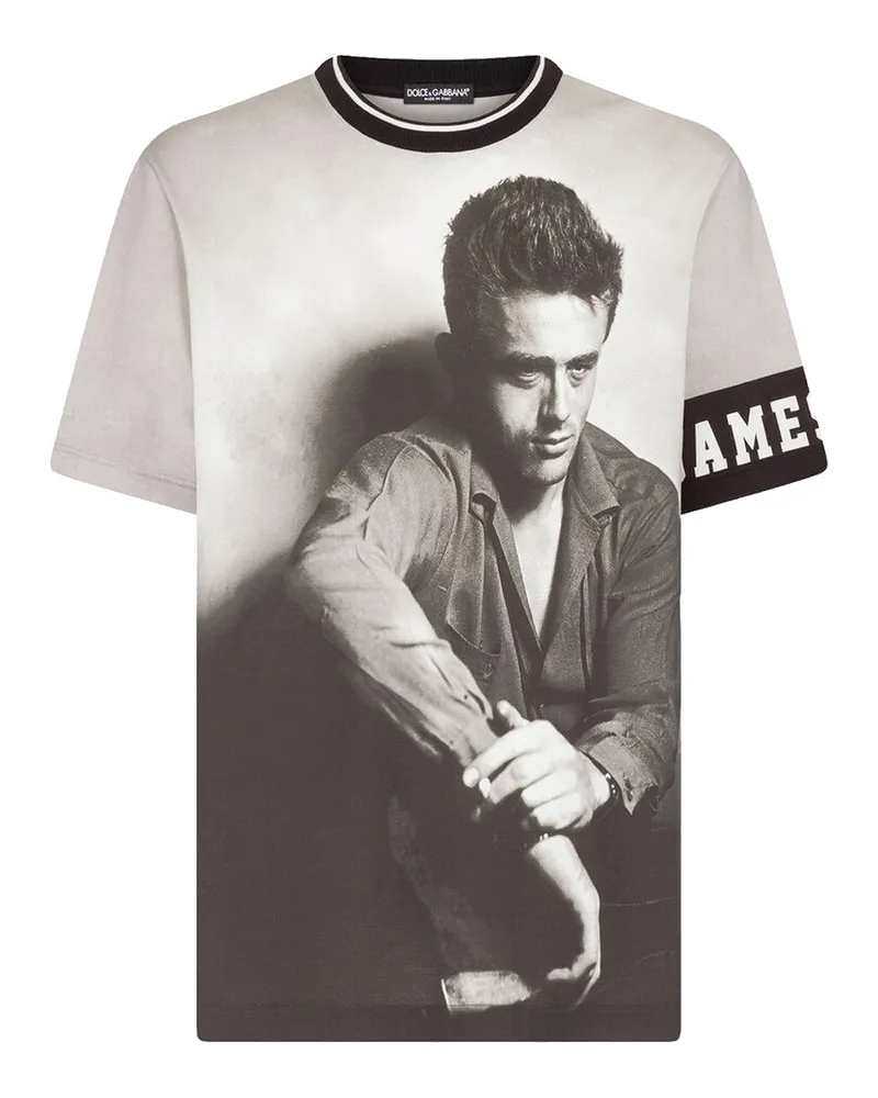 Dolce & Gabbana James Dean T -Shirt Schwarz