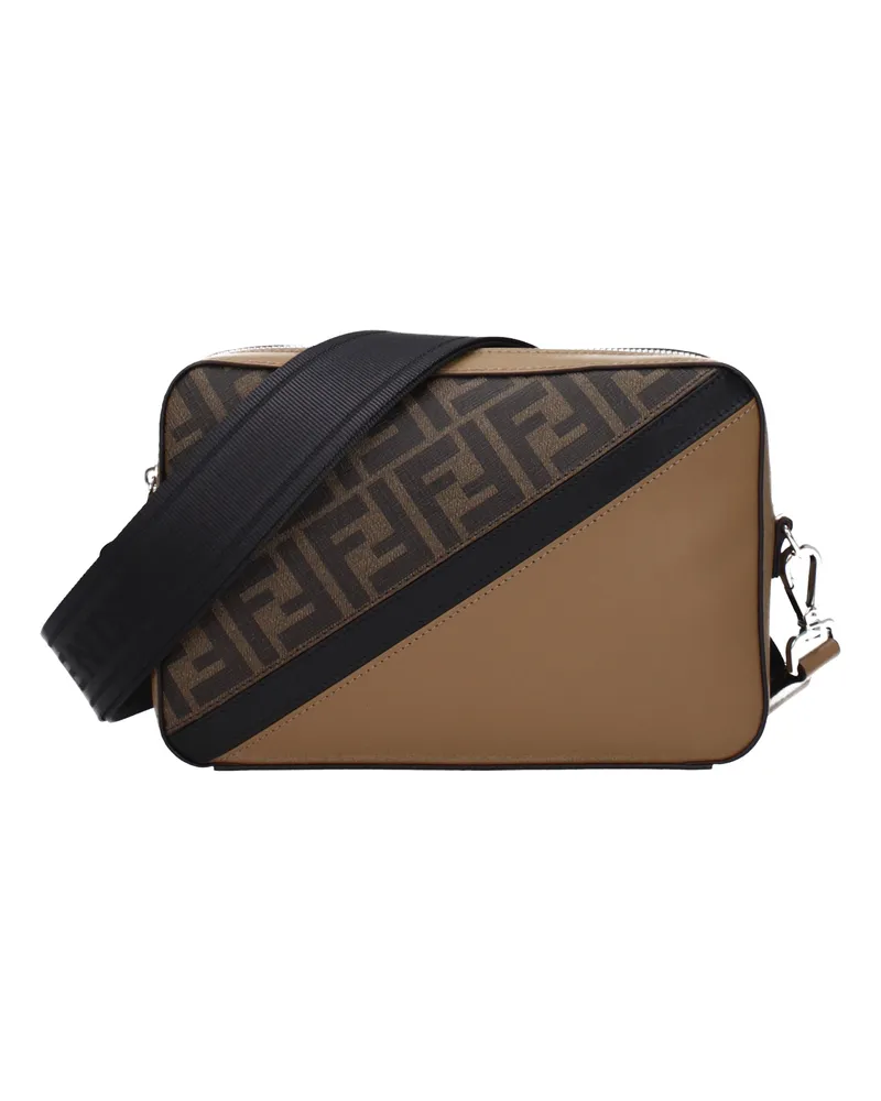 Fendi Umhängetaschen Kamerataschen MAN FOMMBRAUM/TABACCO -