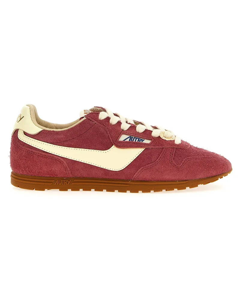 AUTRY Windspin' Sneakers Bordeaux
