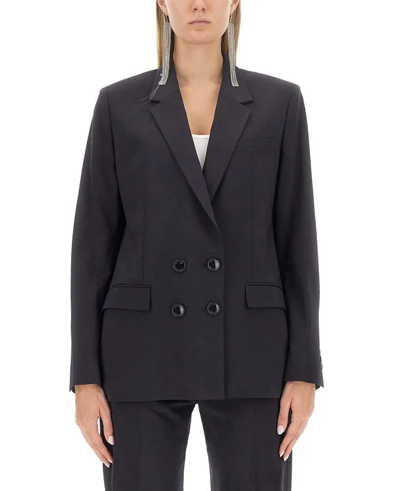 Isabel Marant Double Breasted Jacke Black