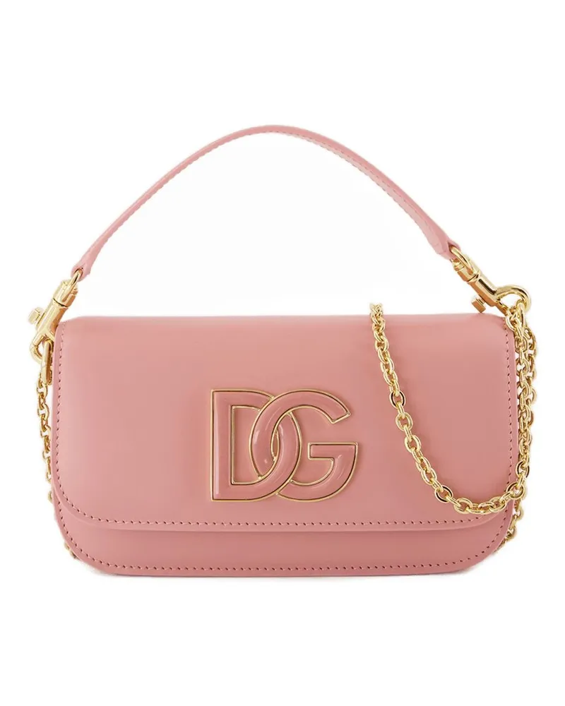 Dolce & Gabbana Geldbörse  Leder rosa Rosa