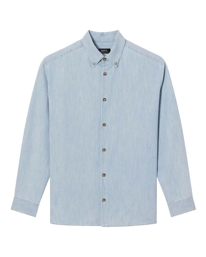 A.P.C. Hemden Blue