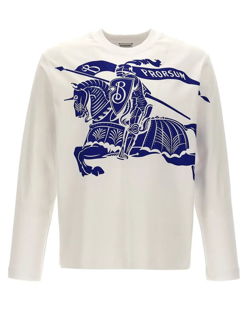Burberry bedrucktes T -Shirt White