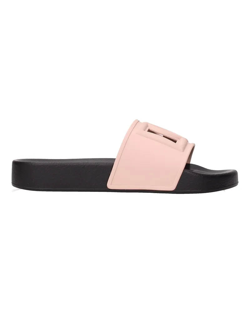 Dolce & Gabbana Dolce&Gabbana Damens Flip-Flops und Clogs aus Gummi in Pink/Flesh Pink -