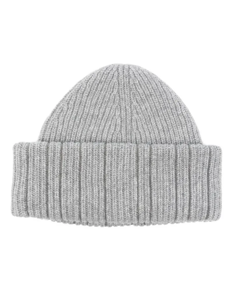 Fabiana Filippi Woll Mütze Grey