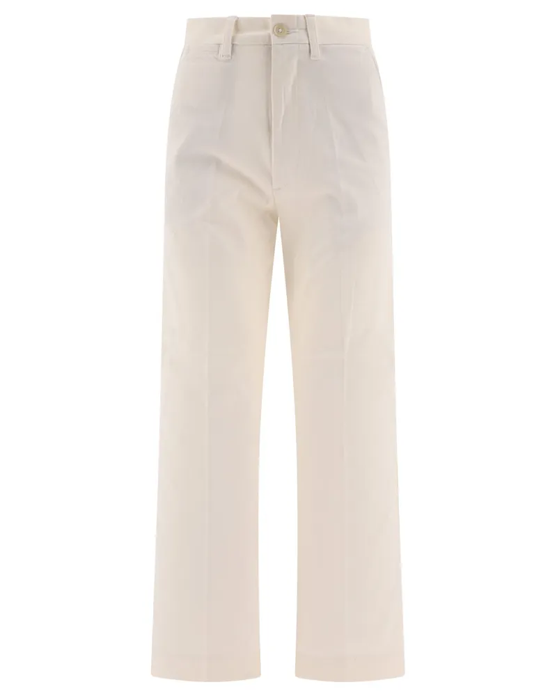 Ralph Lauren Schlag-Chinohose White