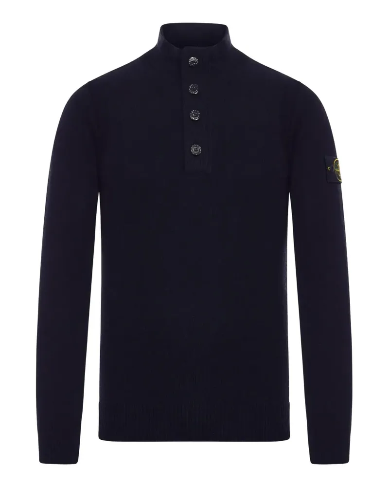 Stone Island Pullover Blau Blue
