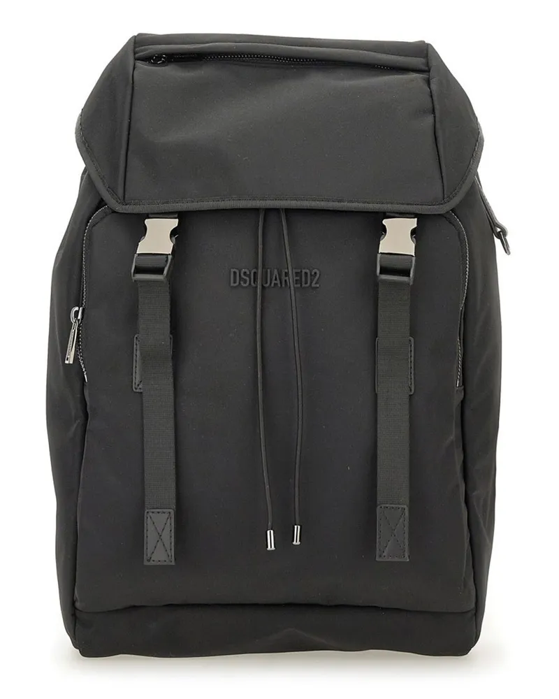 Dsquared2 Nylon -Rucksack Black