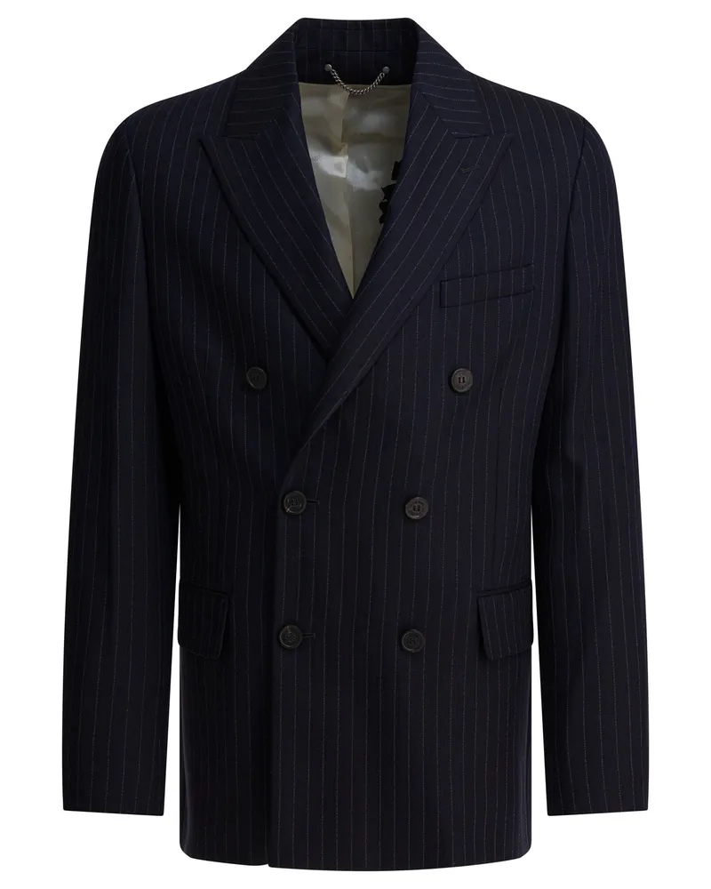 Golden Goose Zweireihiger Wollblazer von Blue