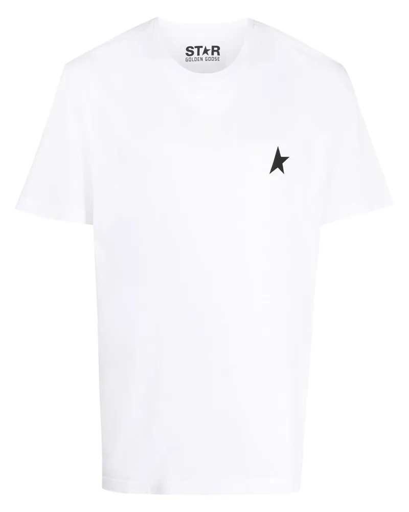 Golden Goose T-Shirt aus Baumwolle mit -Logo White