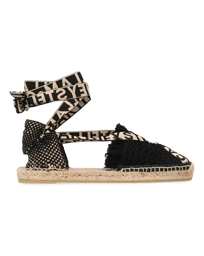 Stella McCartney Gaia Canvas Espadrilles Black