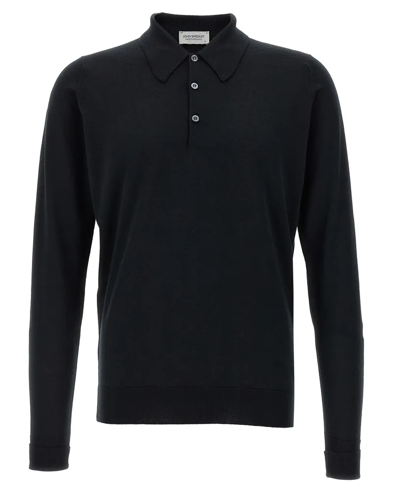 John Smedley Dorset' Polo -Shirt Black