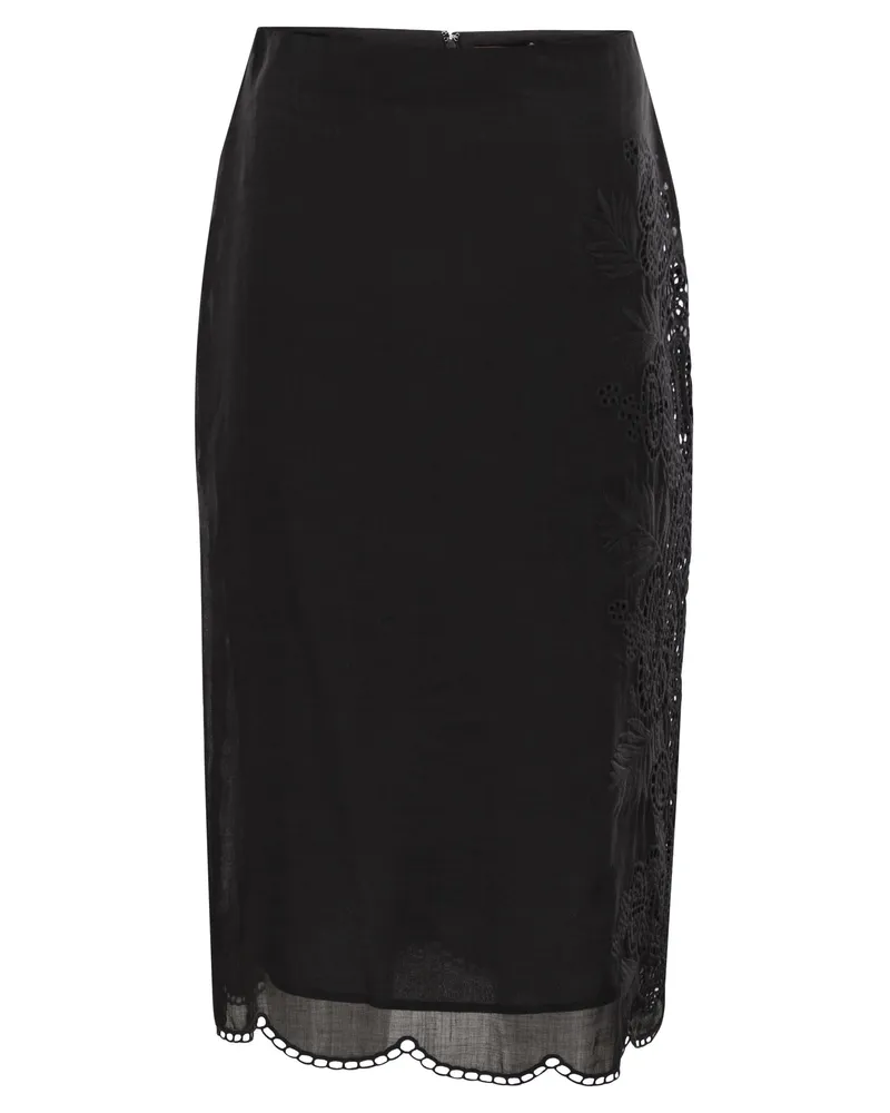 Max Mara Fifify Ramie Canvas -Rock Black