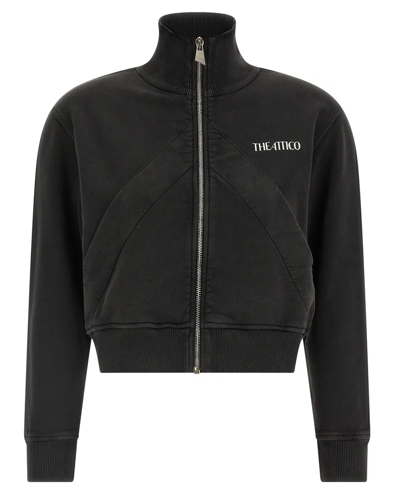 ATTICO Das Attico Zip Sweatshirt Black