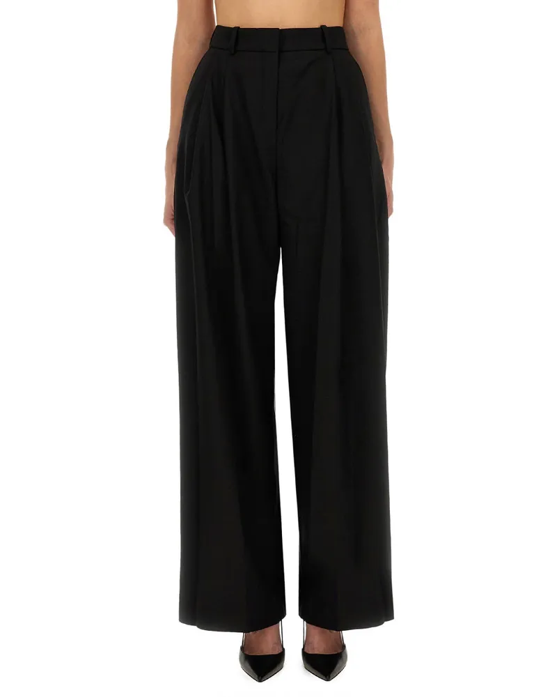 Nina Ricci breite Hosen Black