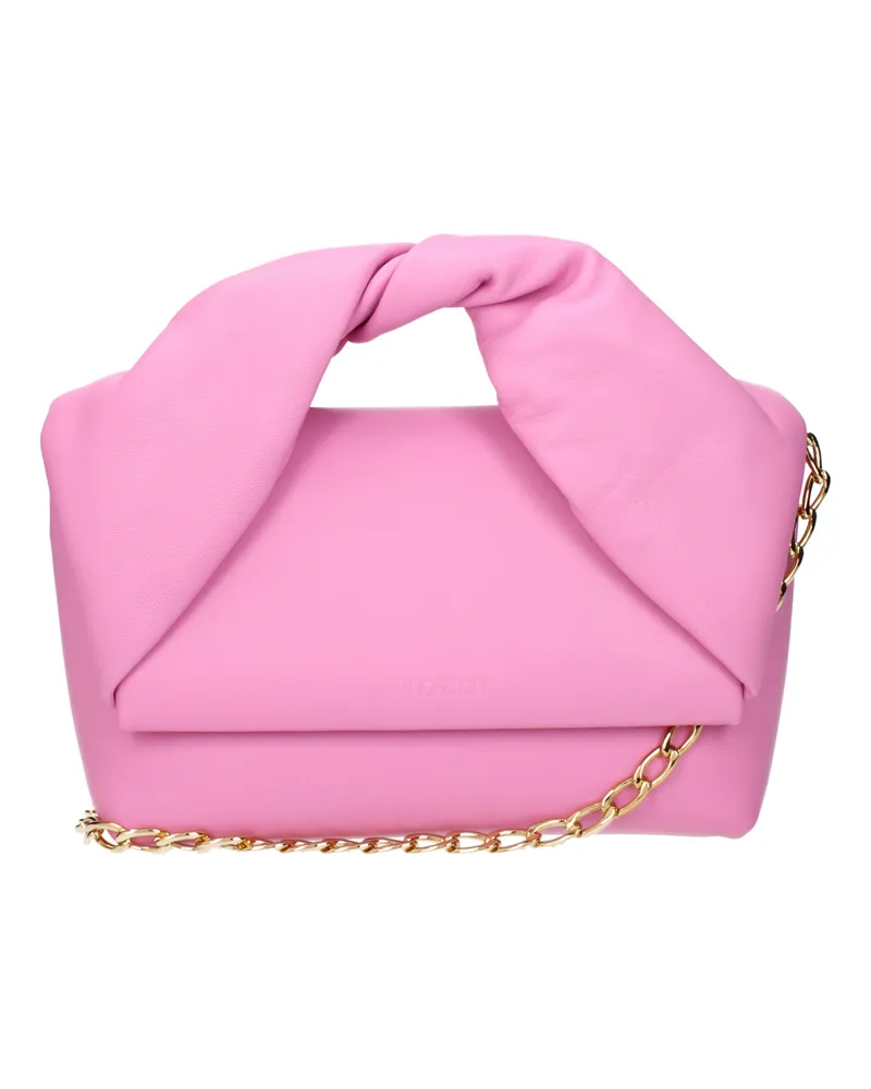J.W.Anderson Jw Anderson Handtaschen Twister Damens Rosa Leder -