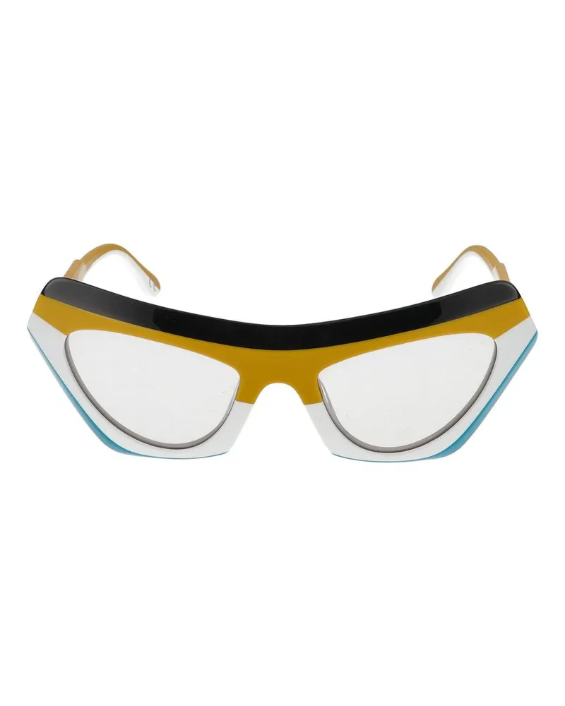 Marni Sonnenbrille  Devil 's Poolstreifen türkis Multikolor /22/1211 türkis Multicolor