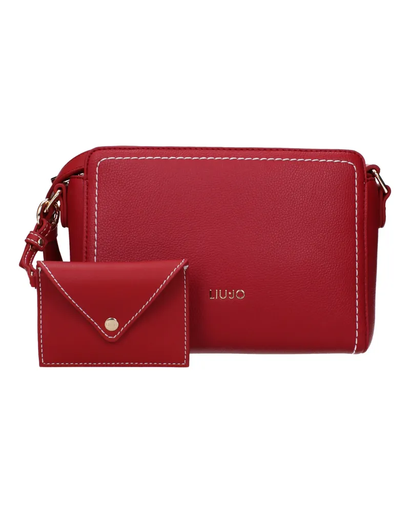 Liu Jo Damens Umhängetasche Polyester Rot/Pompejanrot -