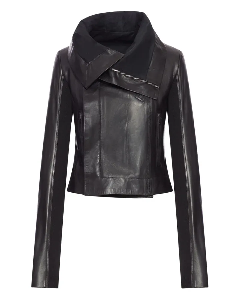Rick Owens Leder Bikerjacke Black