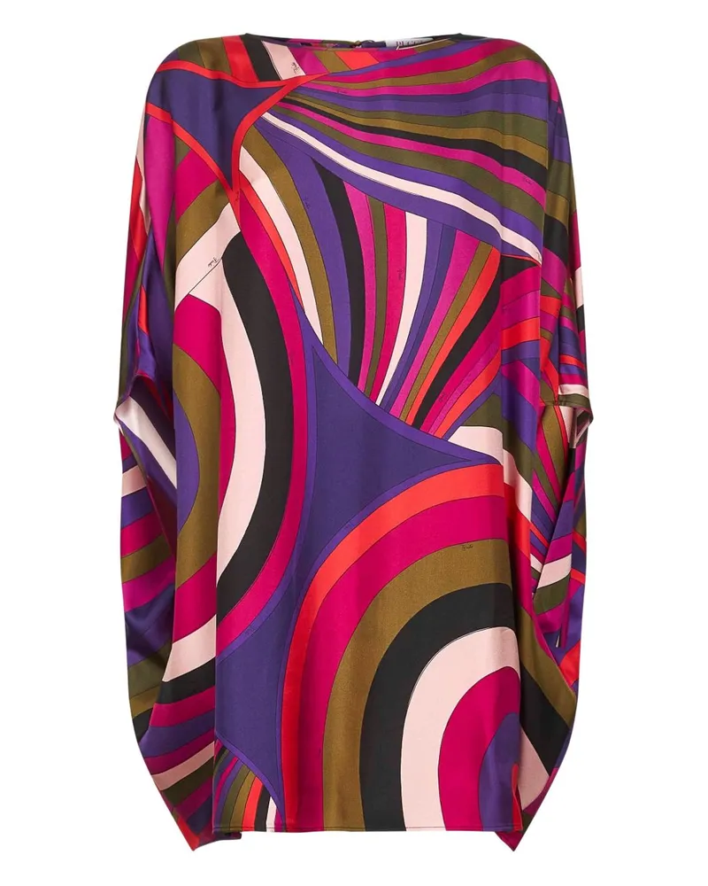 Emilio Pucci gedruckt Seiden Kaftan Multicolour