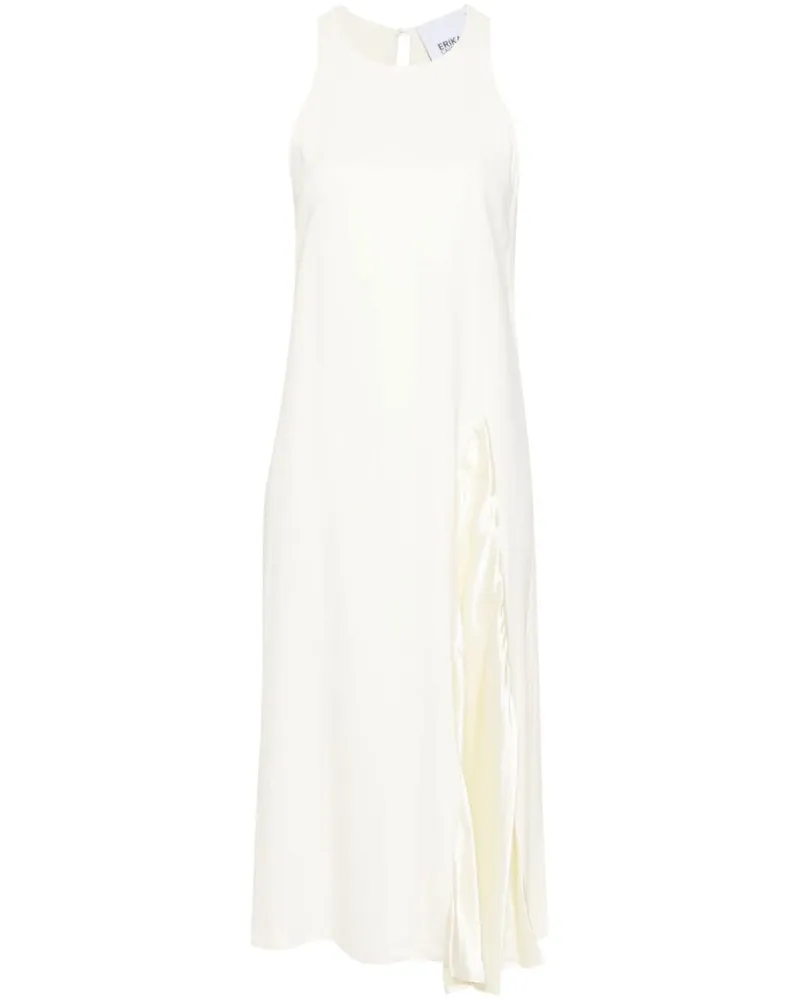 Erika Cavallini ärmellose Midi Kleid White