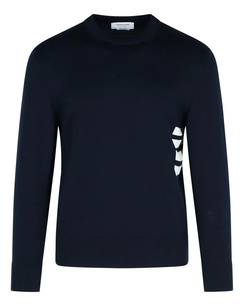 Thom Browne Stitch' Navy -Baumwollpullover Navy