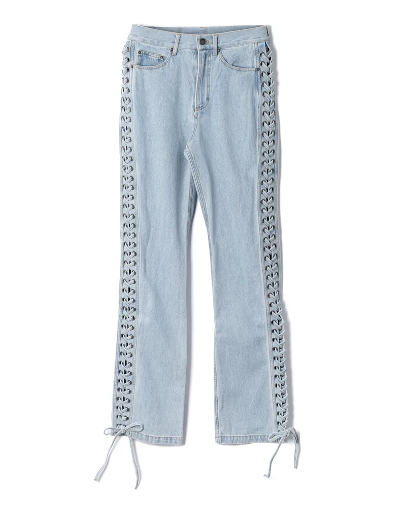 ROTATE Birger Christensen Hose blau drehen Blue