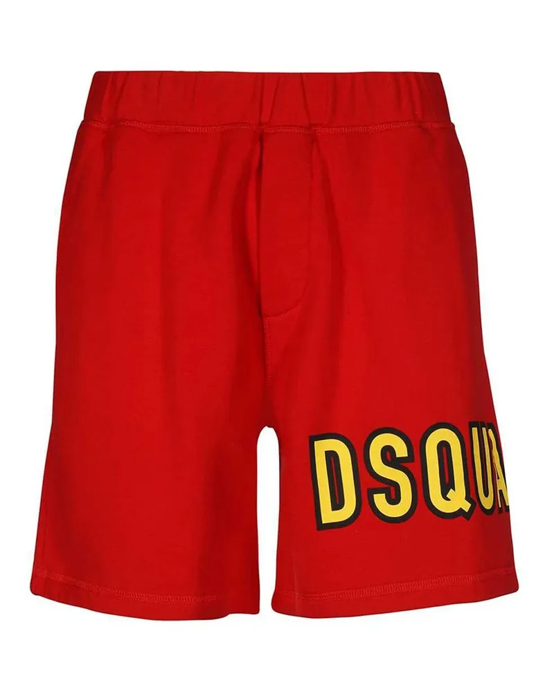 Dsquared2 DSQUART2 COTTON LOGO SHOPS Red