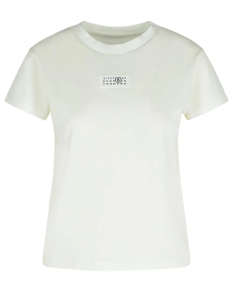 Maison Margiela weiße Baumwoll -T -Shirt White