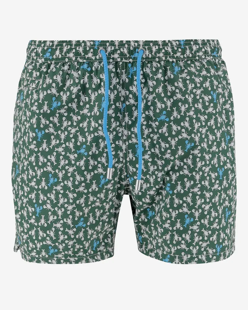 MC2 Saint Barth Badeanzug mit Druck Green