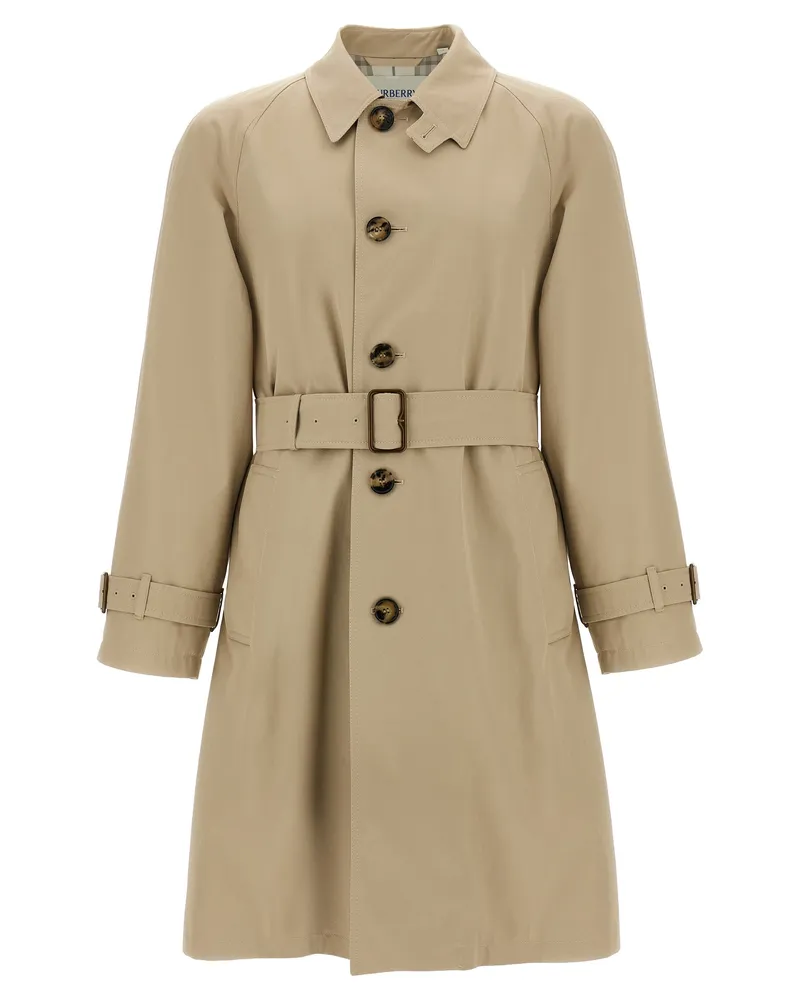 Burberry Car Coat Gabardine Beige