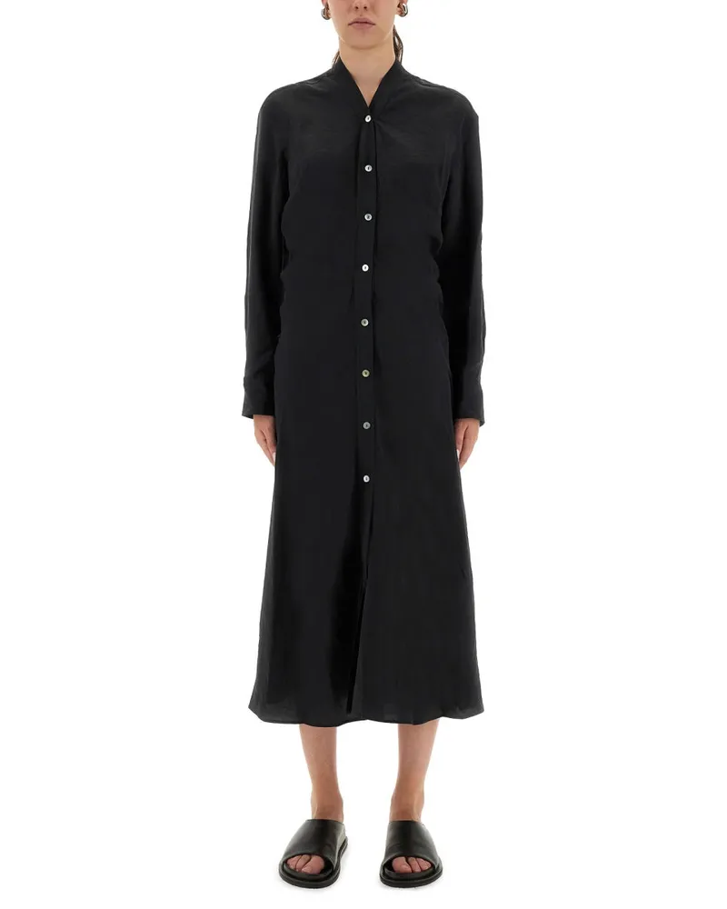 Studio Nicholson Flower" Midi Kleid Blue