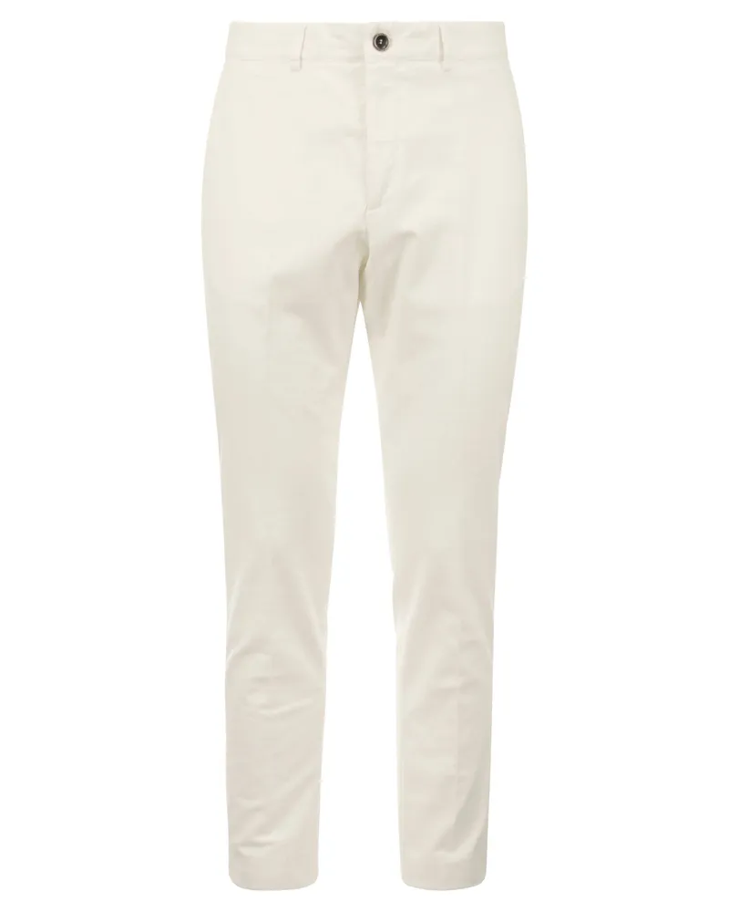 Peserico Velvet Chino -Hose Schnee