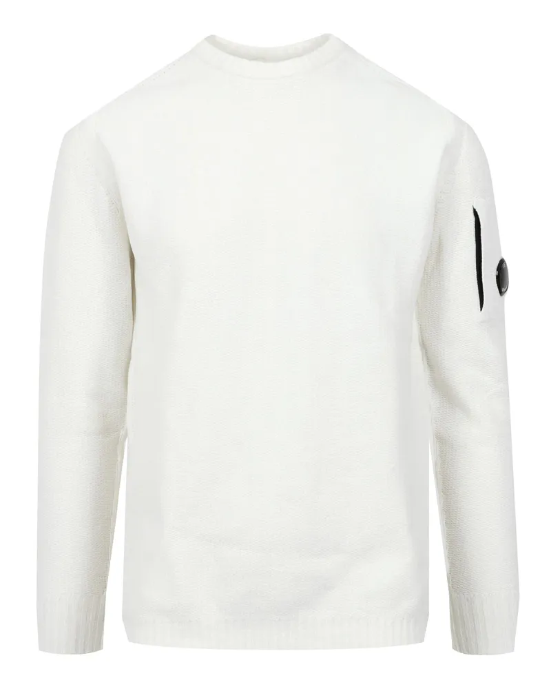 C.P. Company C.P. Firmenpullover weiß White