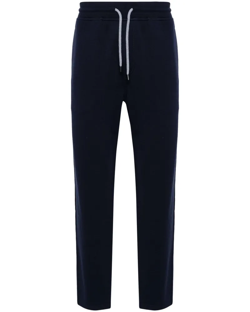 Brunello Cucinelli Baumwollmischung Jogginghosen Blue