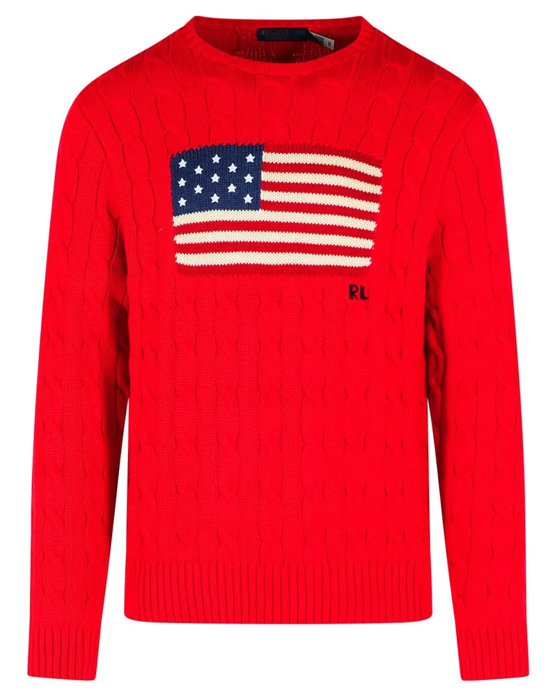 Ralph Lauren Rosa Baumwollpullover von Red