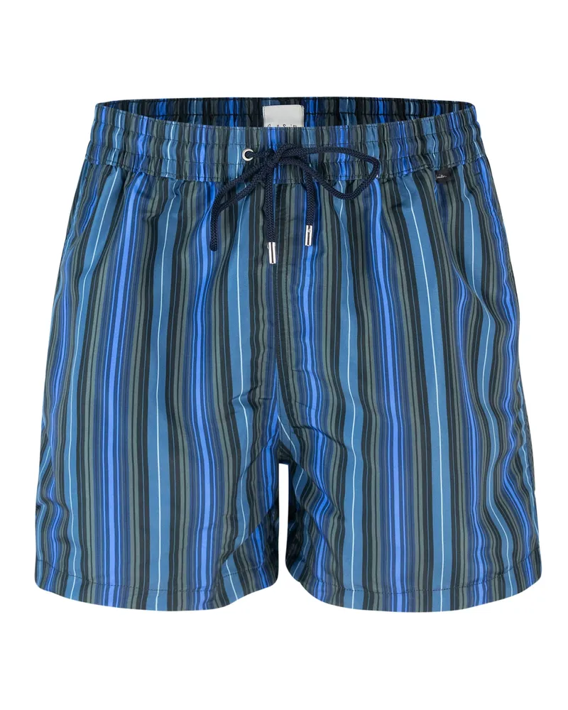 Paul Smith Kostüm Blu con motivo a righe Blue