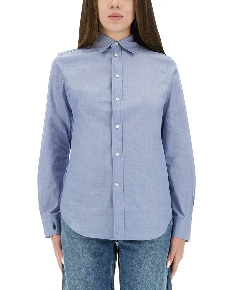 Ralph Lauren Hemd mit bestickten Logo Baby