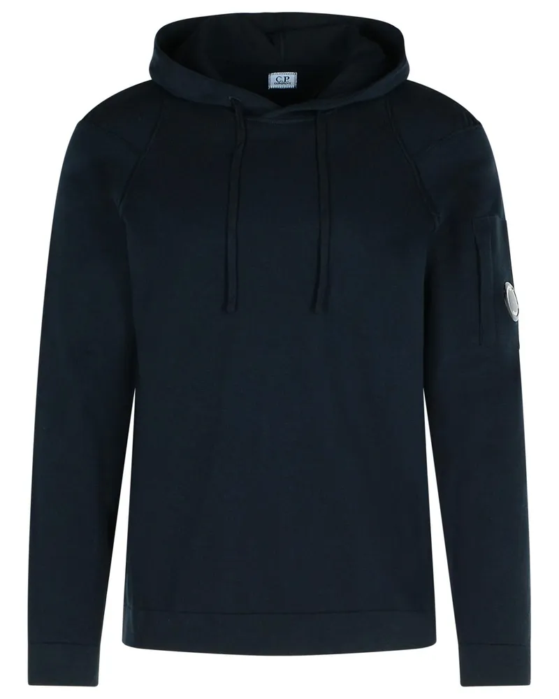 C.P. Company C.P. Firma 'Objektiv' blaues Baumwoll -Sweatshirt Blue