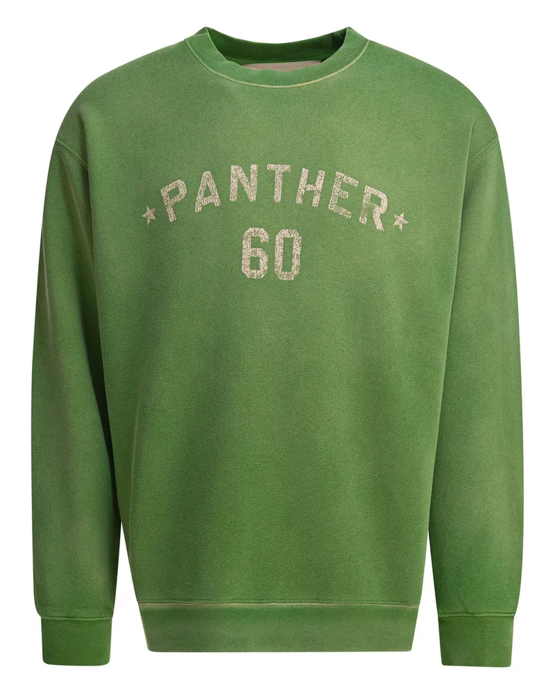 Valentino Garavani Baumwoll-Sweatshirt mit Rundhalsausschnitt Green