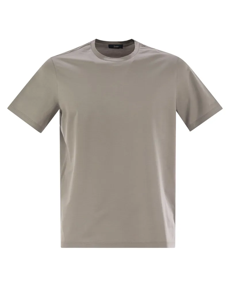 Herno Stretch Cotton T -Shirt Light