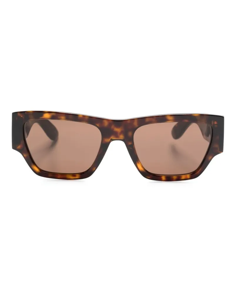 Alexander McQueen Alexander MC Königin Sonnenbrille Braun