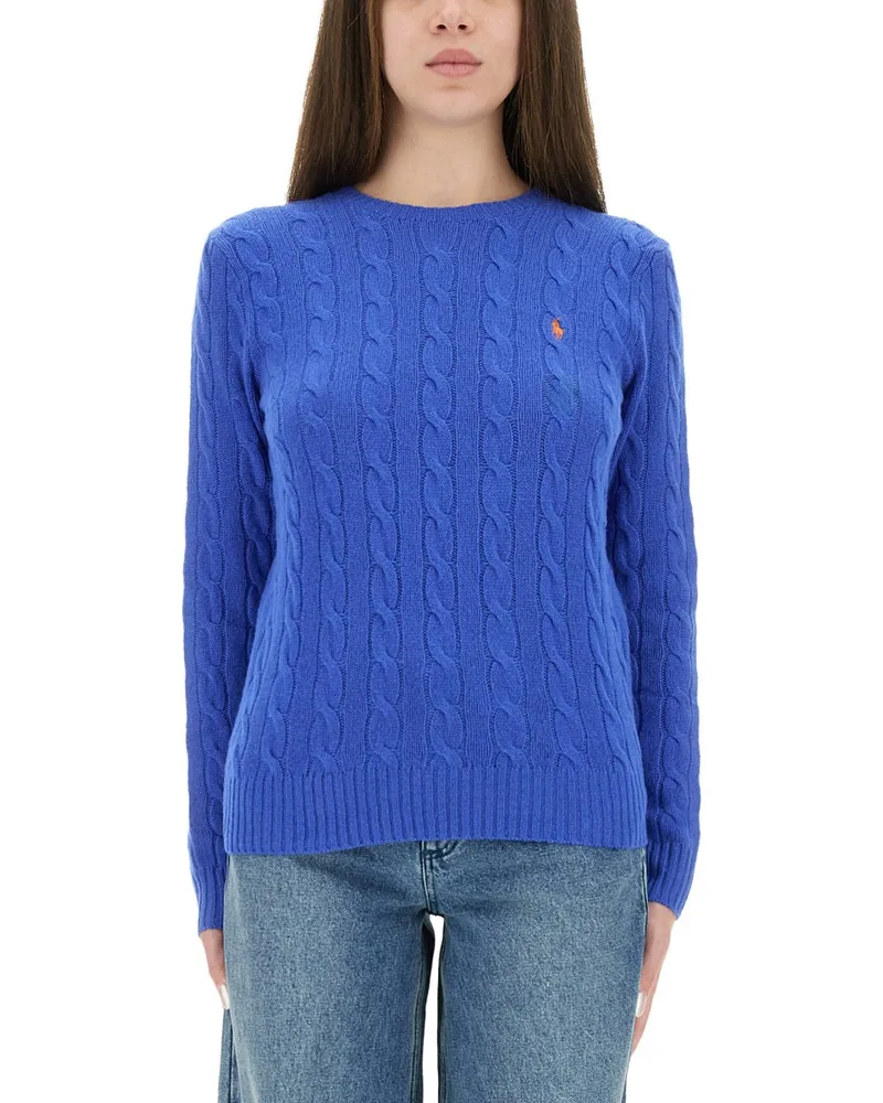 Ralph Lauren Cable -Strick Blue