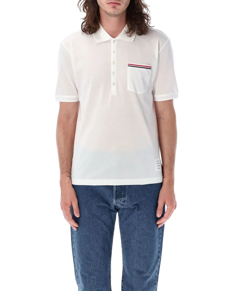 Thom Browne T-Shirts und Polos Weiß White