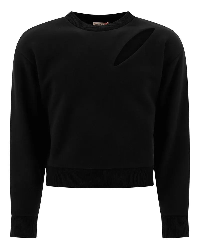 Alexander McQueen Alexander MC Queen senkte Sweatshirt Black