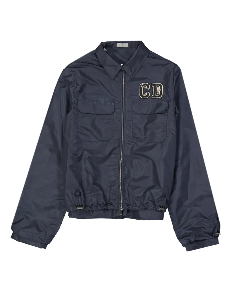 Dior X Kenny Scharf Hemdjacke Blau