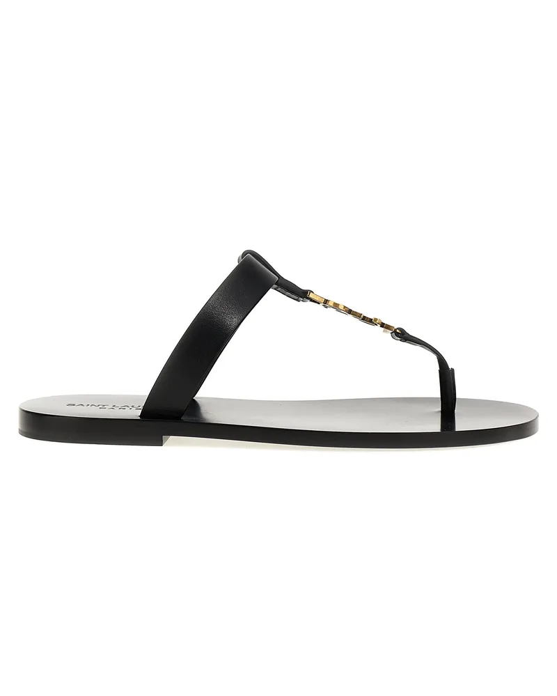 Saint Laurent Cassandre“ Sandalen Black