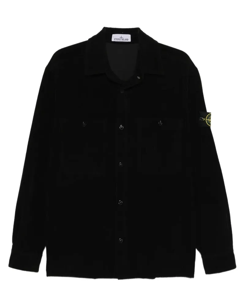 Stone Island Hemden schwarz Black