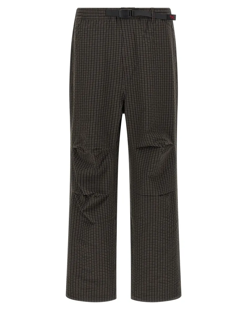 GRAMICCI Northside Plaid' Hosen Brown